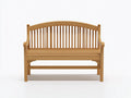 Banc de jardin - Bois - 145x60x92 cm - Bois miel - Style classique