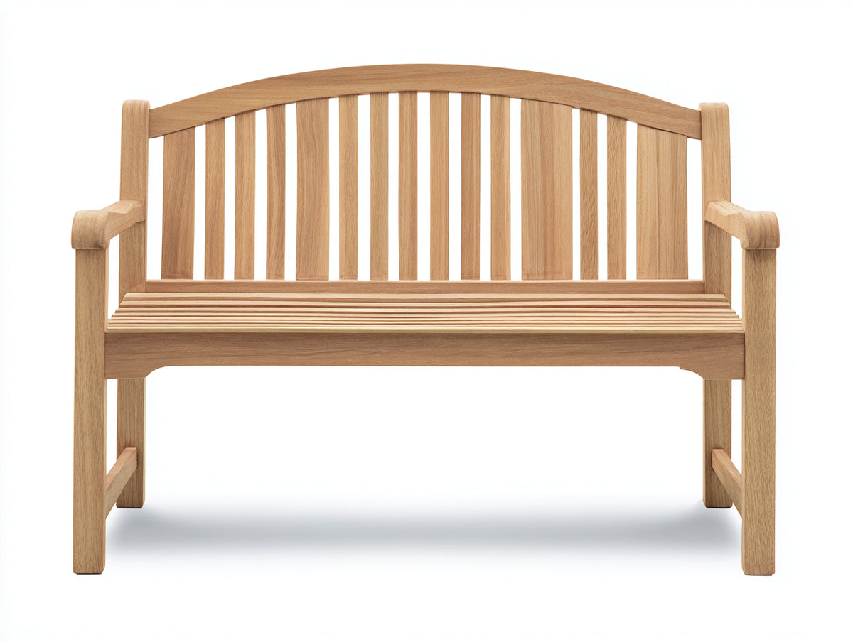 Banc de jardin - Bois - 146x62x91 cm - Bois clair - Style classique